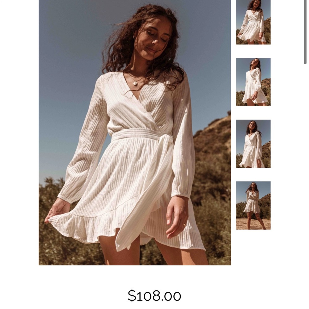 Lost + Wander Travel Light Wrap Dress NWT